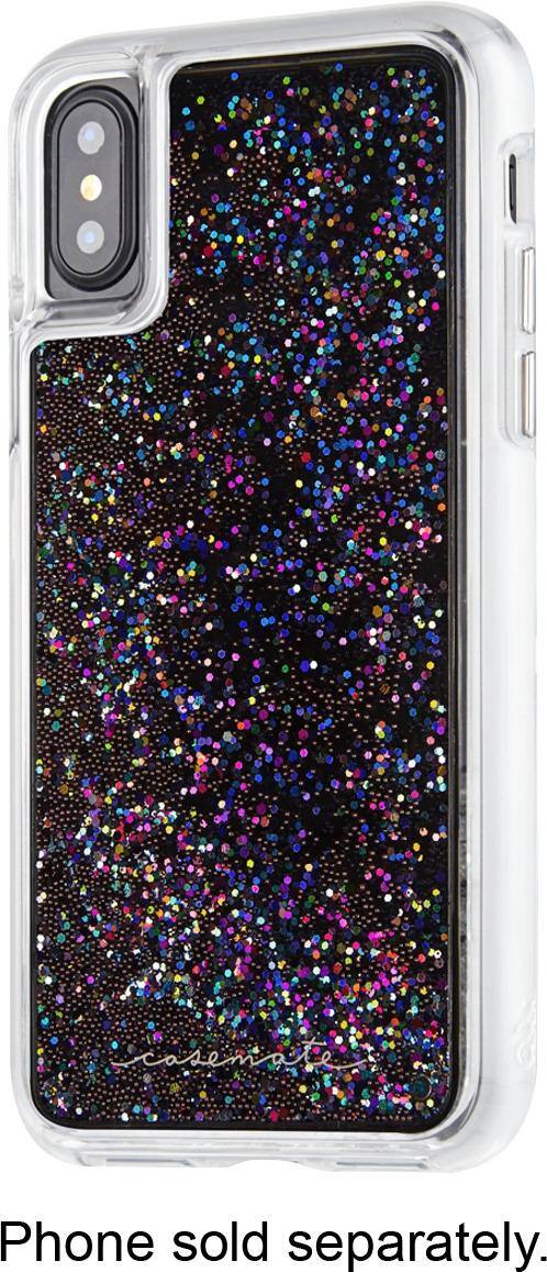 Front. Case-Mate - Case for Apple® iPhone® X and XS - Black.