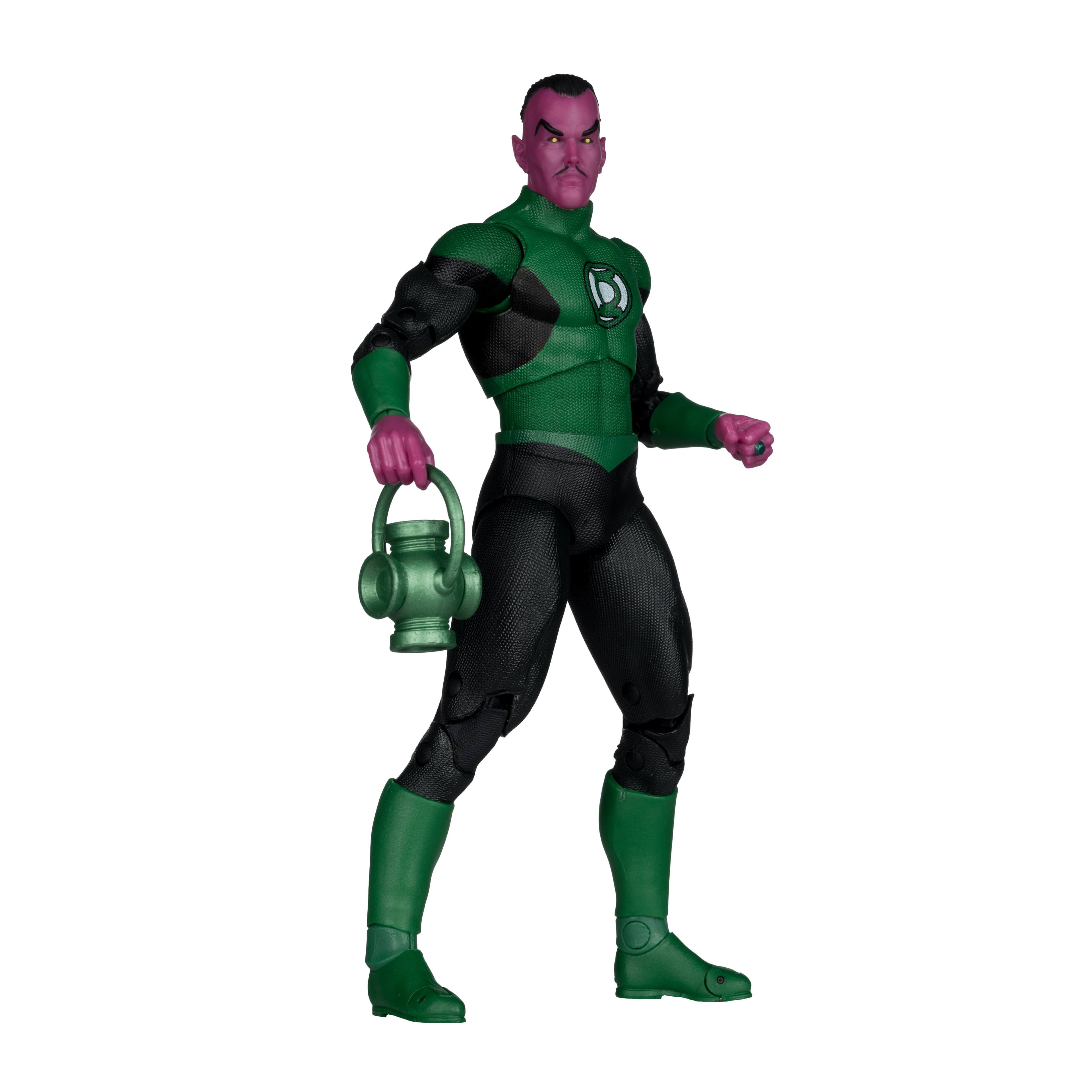 Angle. McFarlane Toys - DC Multiverse Green Lantern Sinestro (Green Lantern Corps 1) 7.2" Action Figure.