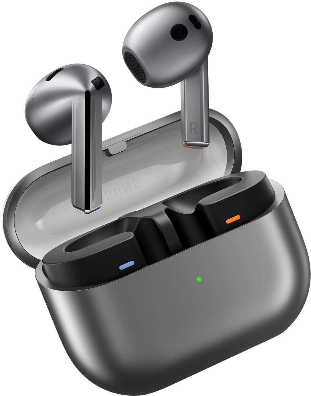 Alt View 11. Samsung - Galaxy Buds3 Wireless Earbud Headphones - Silver.