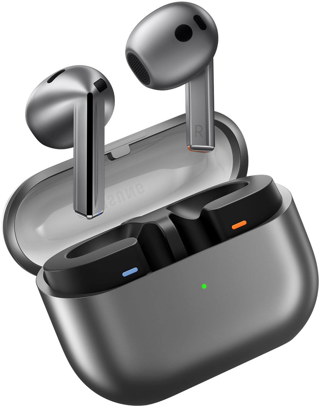 Alt View 11. Samsung - Galaxy Buds3 Wireless Earbud Headphones - Silver.