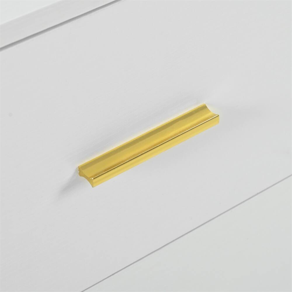 Alt View 2. GOODSILO - 9-Drawer Dresser for Bedroom - Ample Storage Wide Chest, Sturdy & Safe - Antique White.