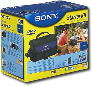 Angle Standard. Sony - DVD Handycam Camcorder Starter Kit.