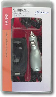 Front Standard. CellStar - Accessory Kit for Sanyo 8100 Cell Phones.