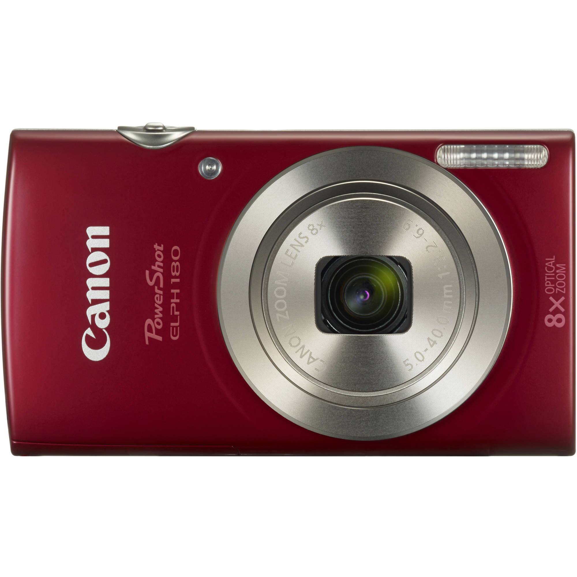 Canon PowerShot ELPH 180  
LENS 8x  
1:3.2-6.9 1:3.2  
5.0-40.0  
OPTICAL ZOOM 8x