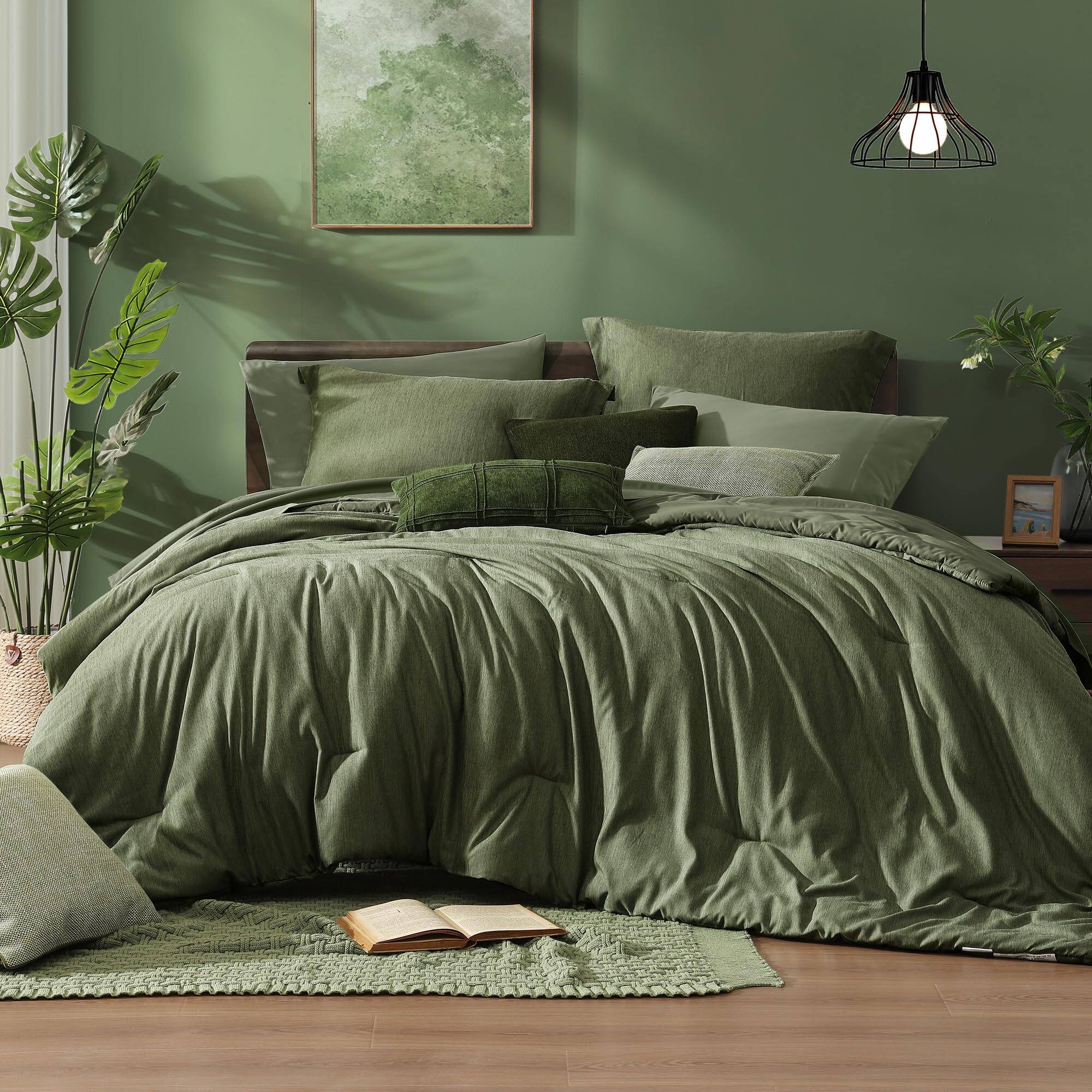 Olive Green 5Piece-Twin XL(66”X90'')