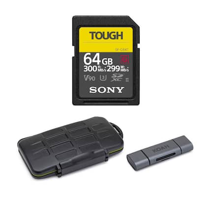 TOUGH
SF-G64T
64 GB
300 MB/s
299 MB/s
V90
XC II
SONY
KOAH