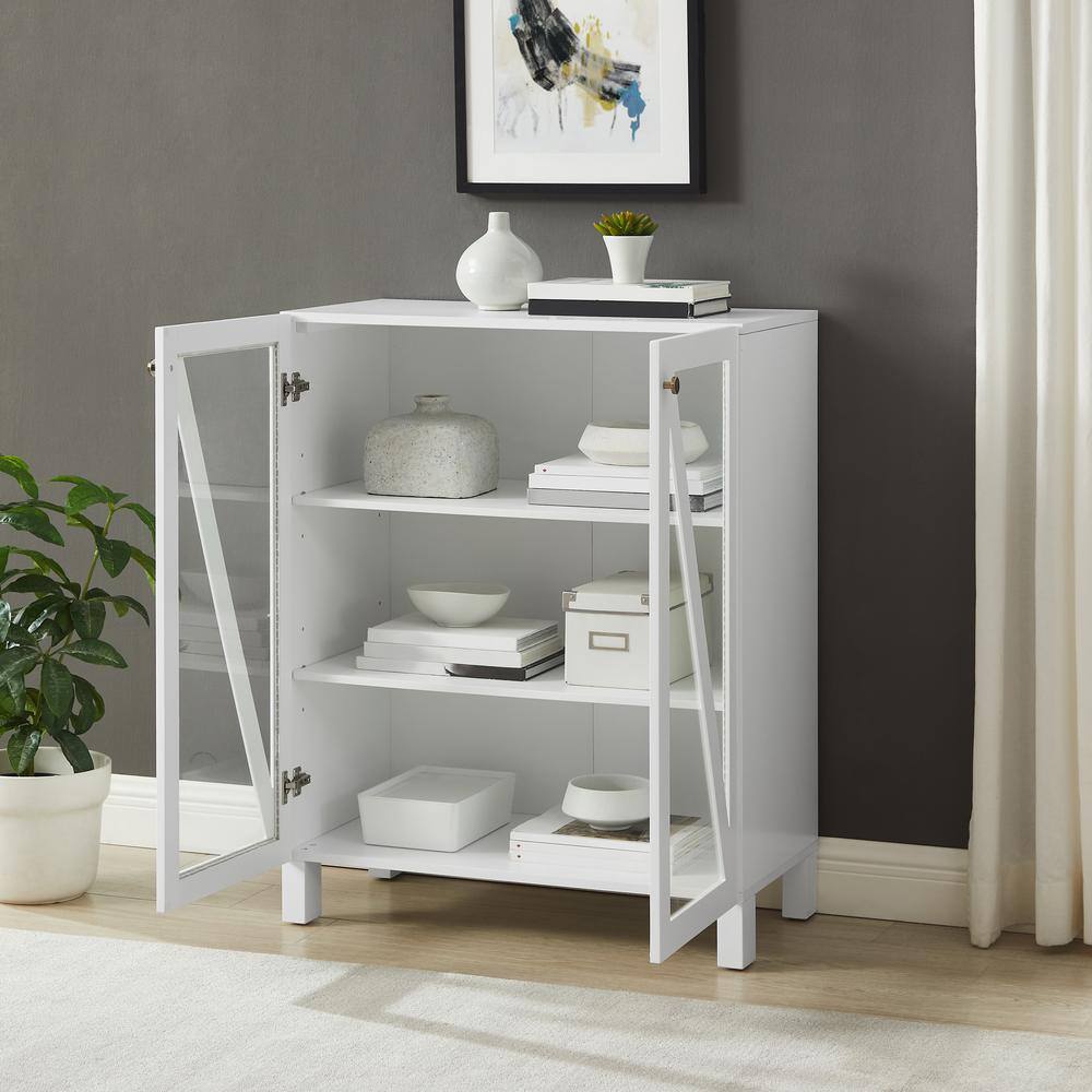 Alt View 10. Crosley Furniture - Cassai Stackable Kitchen Storage Pantry - White.