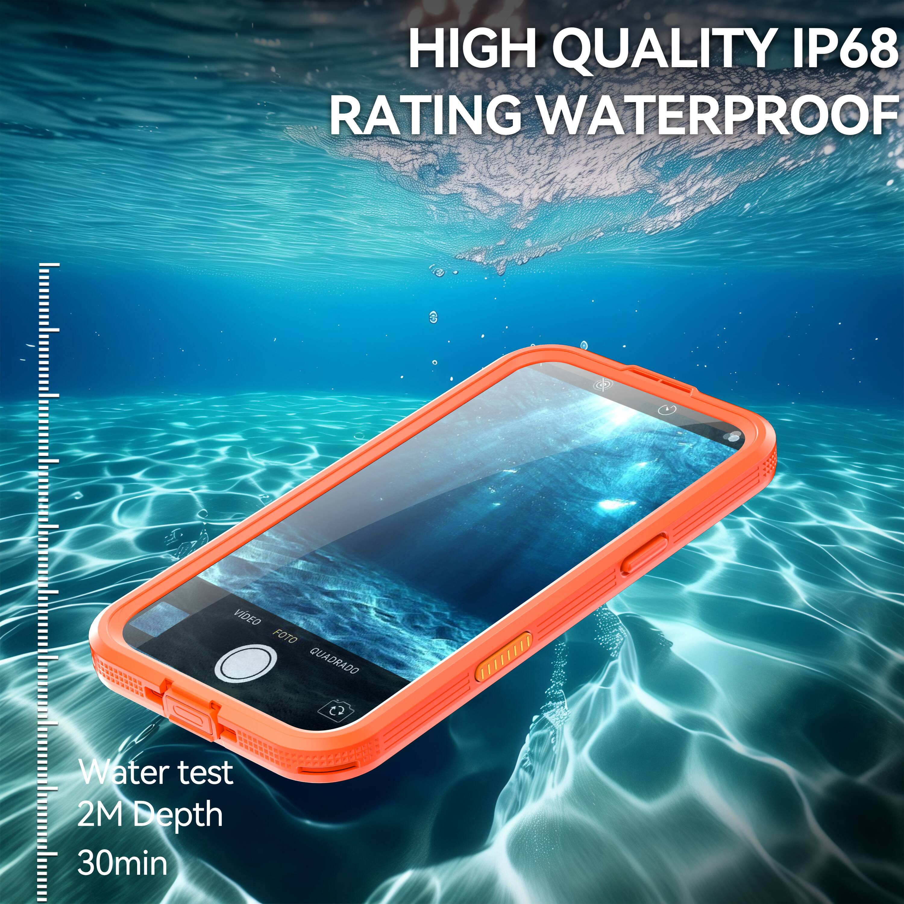 HIGH QUALITY IP68 RATING WATERPROOF

Water test 2M Depth 30min