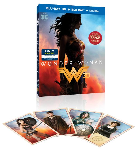  Wonder Woman [Collectible Trading Cards Included] [3D] [Blu-ray] [Digital Copy] [Only @ Best Buy] [Blu-ray/Blu-ray 3D] [2017]