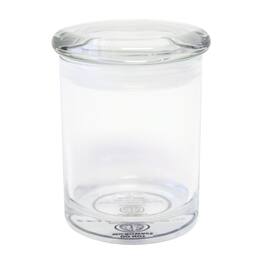 Just Funky - Airtight Glass Jar 3oz Storage Container with Lid - Clear
