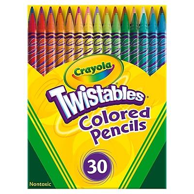 Crayola Twistables Colored Pencils 30 Nontoxic