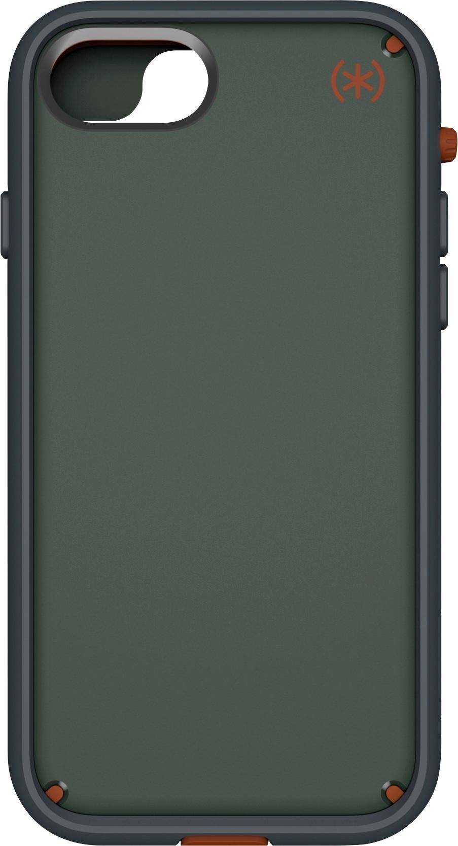 presidio ultra case for apple iphone 7 and 8 - terracotta/asphalt/field