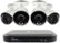 Front Zoom. Swann - 4980 PRO SERIES HD 8-Channel, 4-Camera Indoor/Outdoor Wired 2TB DVR Surveillance System - Black/white.