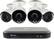 Front. Swann - 4980 PRO SERIES HD 8-Channel, 4-Camera Indoor/Outdoor Wired 2TB DVR Surveillance System.