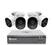 Front Zoom. Swann - 4580 8-Channel, 4-Camera Indoor/Outdoor Wired 1TB DVR Surveillance System - Gray/white.