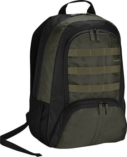 Angle Standard. Targus - C4 Laptop Backpack - Green/Black.