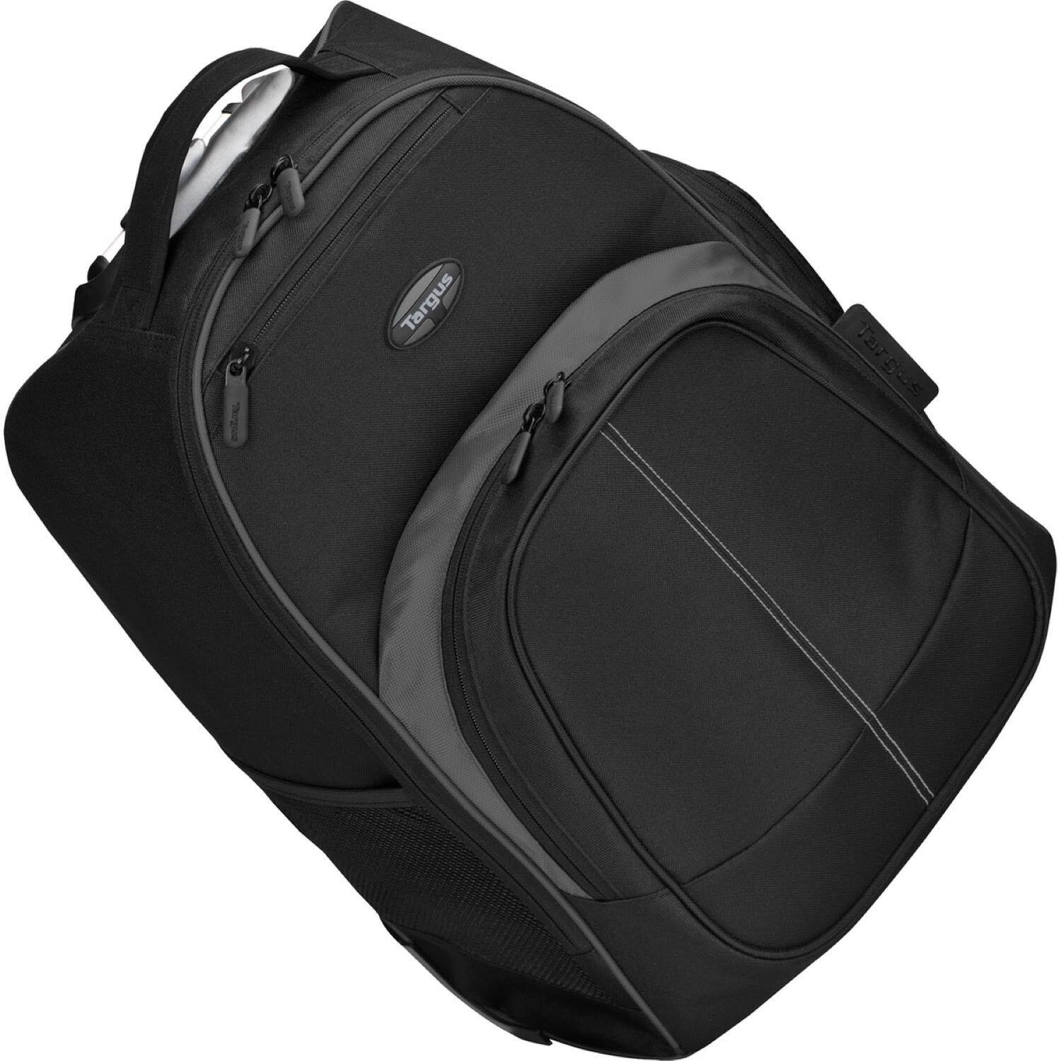 Alt View 11. Targus - 16” Compact Rolling Backpack - Black.
