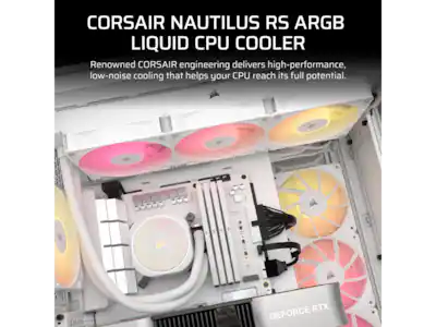 CORSAIR NAUTILUS 360 RS ARGB RS120 Fans LGA 1851, AM5/AM4 Daisy CORSAIR NAUTILUS 360 RS ARGB RS120 Fans LGA 1851, AM5/AM4 Daisy