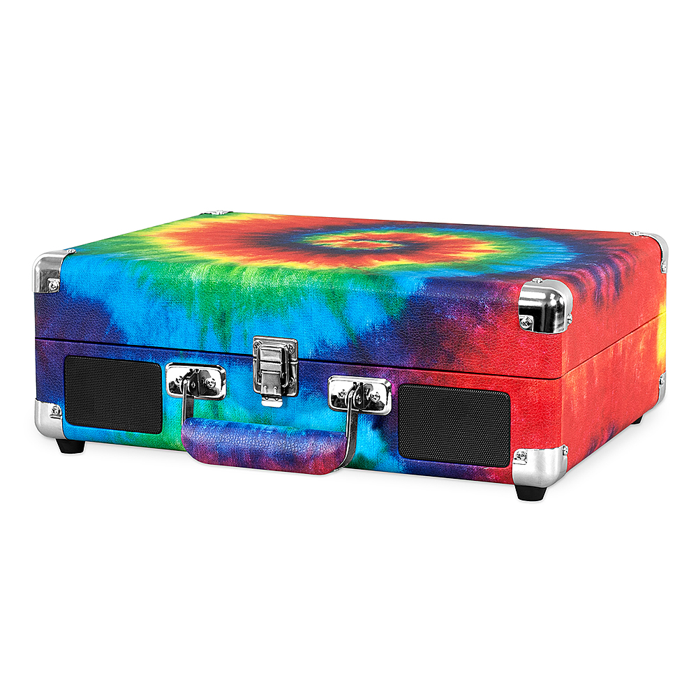 Alt View 11. Victrola - Bluetooth Stereo Turntable - Tie-dye.