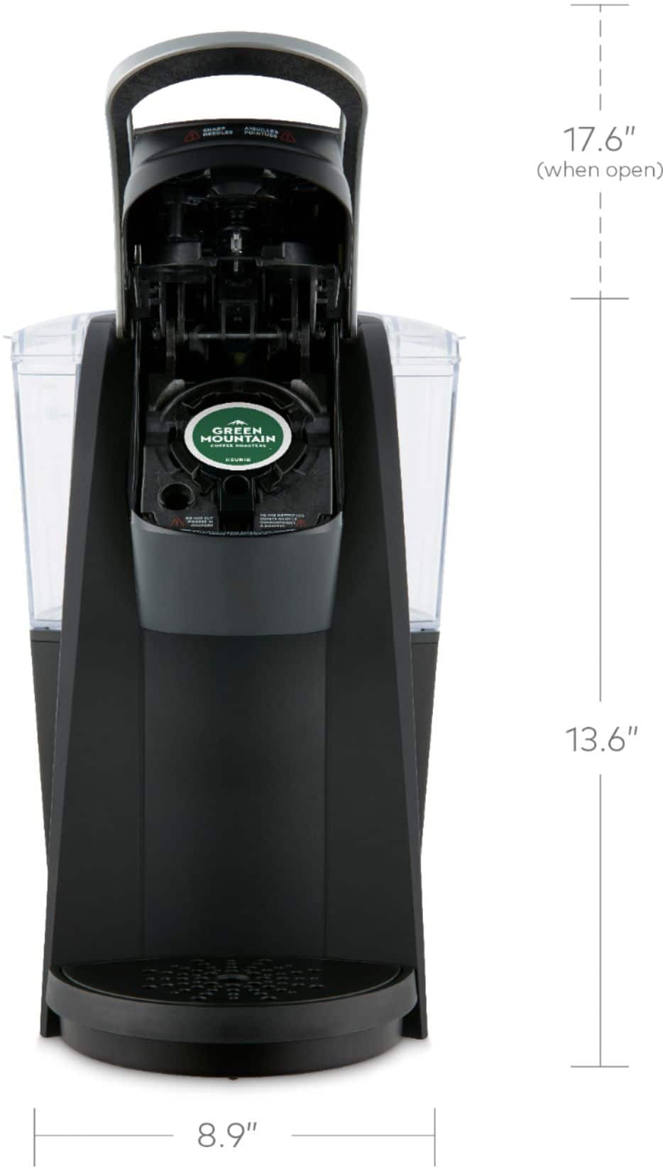 Alt View 18. Keurig - K200 Single-Serve K-Cup Pod Coffee Maker - Matte Black.