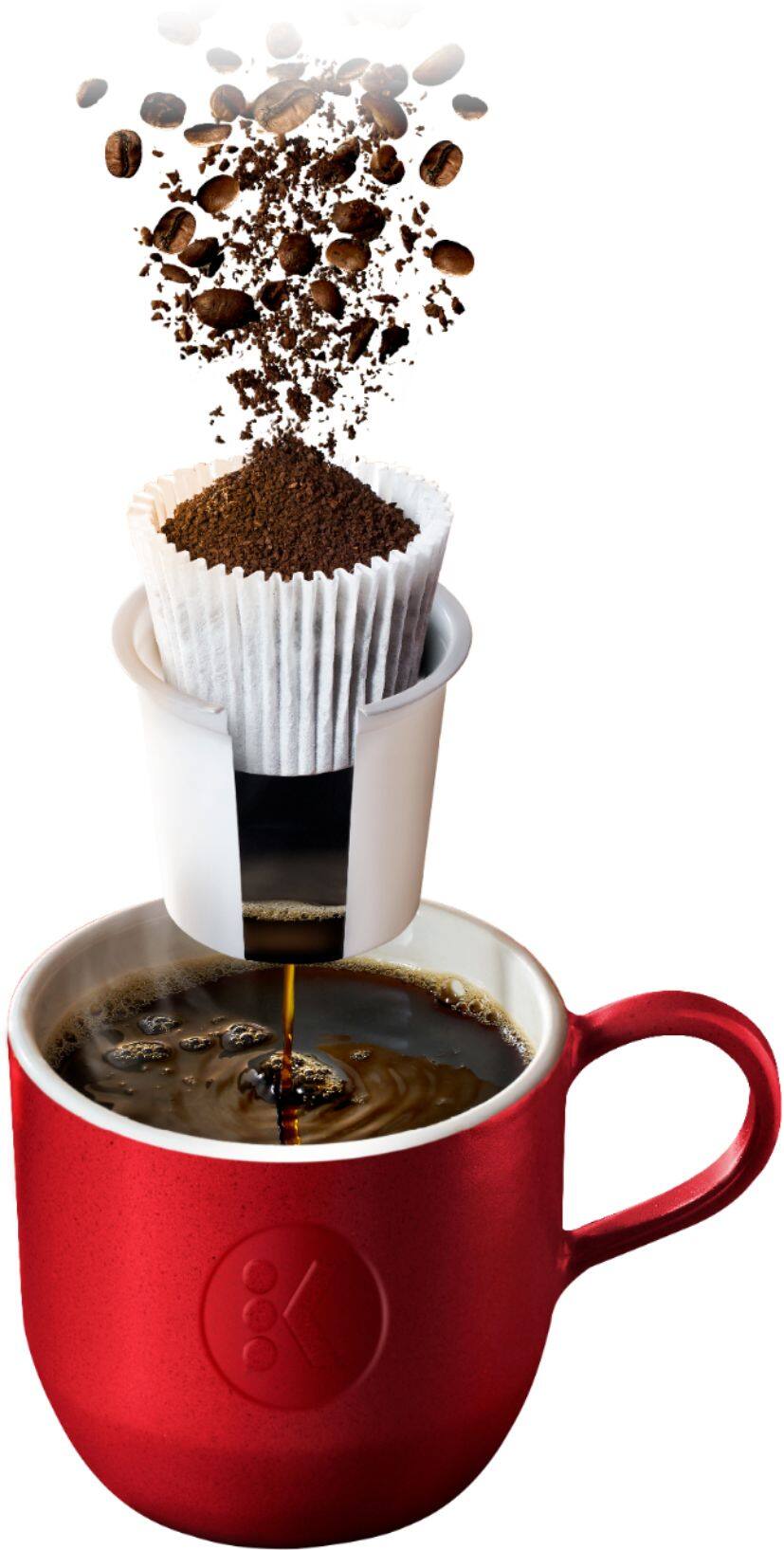 Alt View 19. Keurig - K200 Single-Serve K-Cup Pod Coffee Maker - Matte Black.