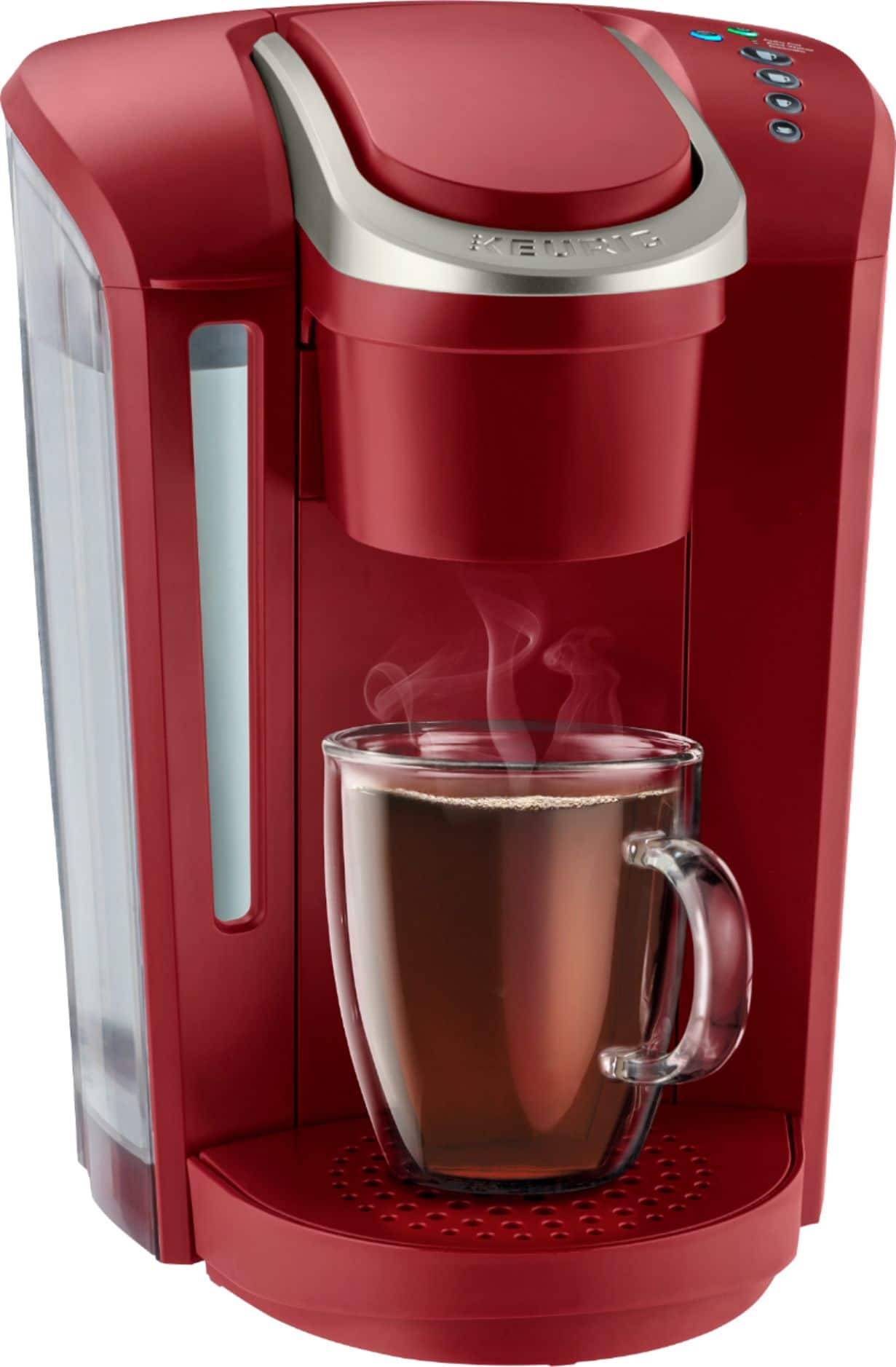Angle. Keurig - K-Select Single-Serve K-Cup Pod Coffee Maker - Vintage Red.