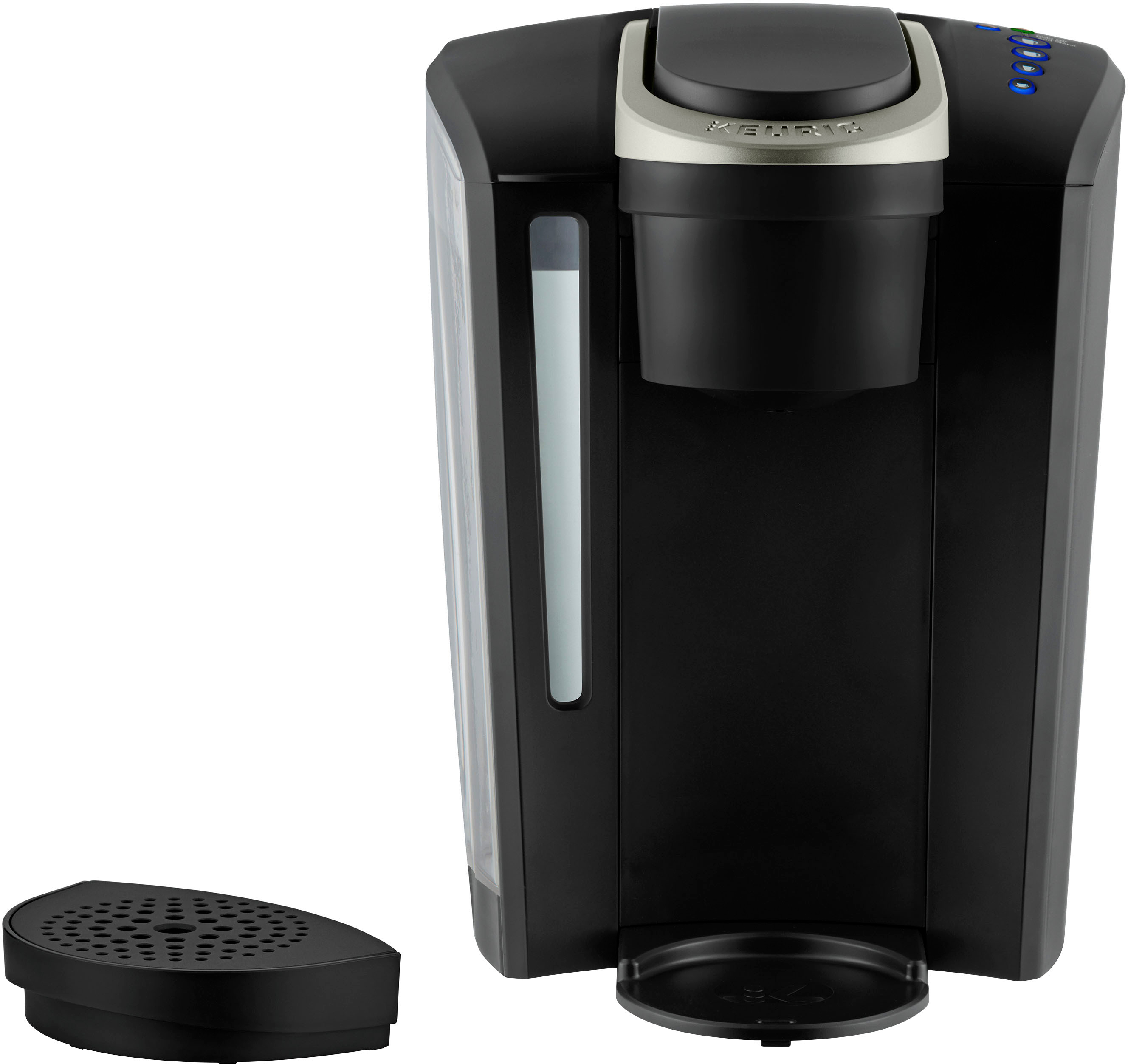 Left View: Keurig - K-Select Single-Serve K-Cup Pod Coffee Maker - Matte Black
