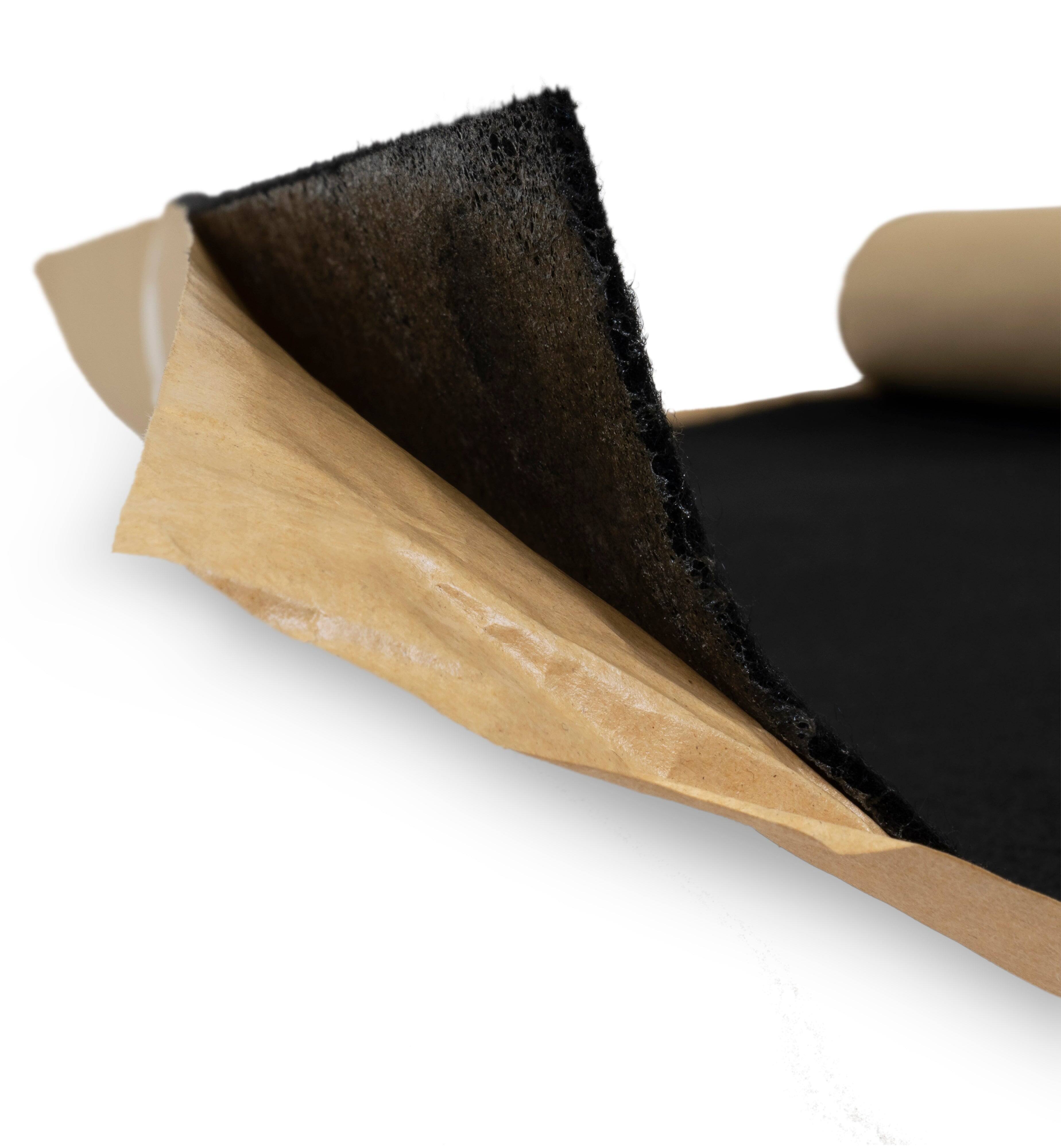 Angle. NVX - STBXC32 32 Square Feet Black Subwoofer Box/Trunk Liner Carpet with Adhesive Back.