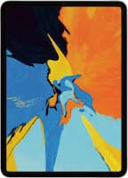 Apple - 11-Inch iPad Pro (1st Generation) with Wi-Fi + Cellular - 64GB (AT&T) - Silver - Front_Zoom