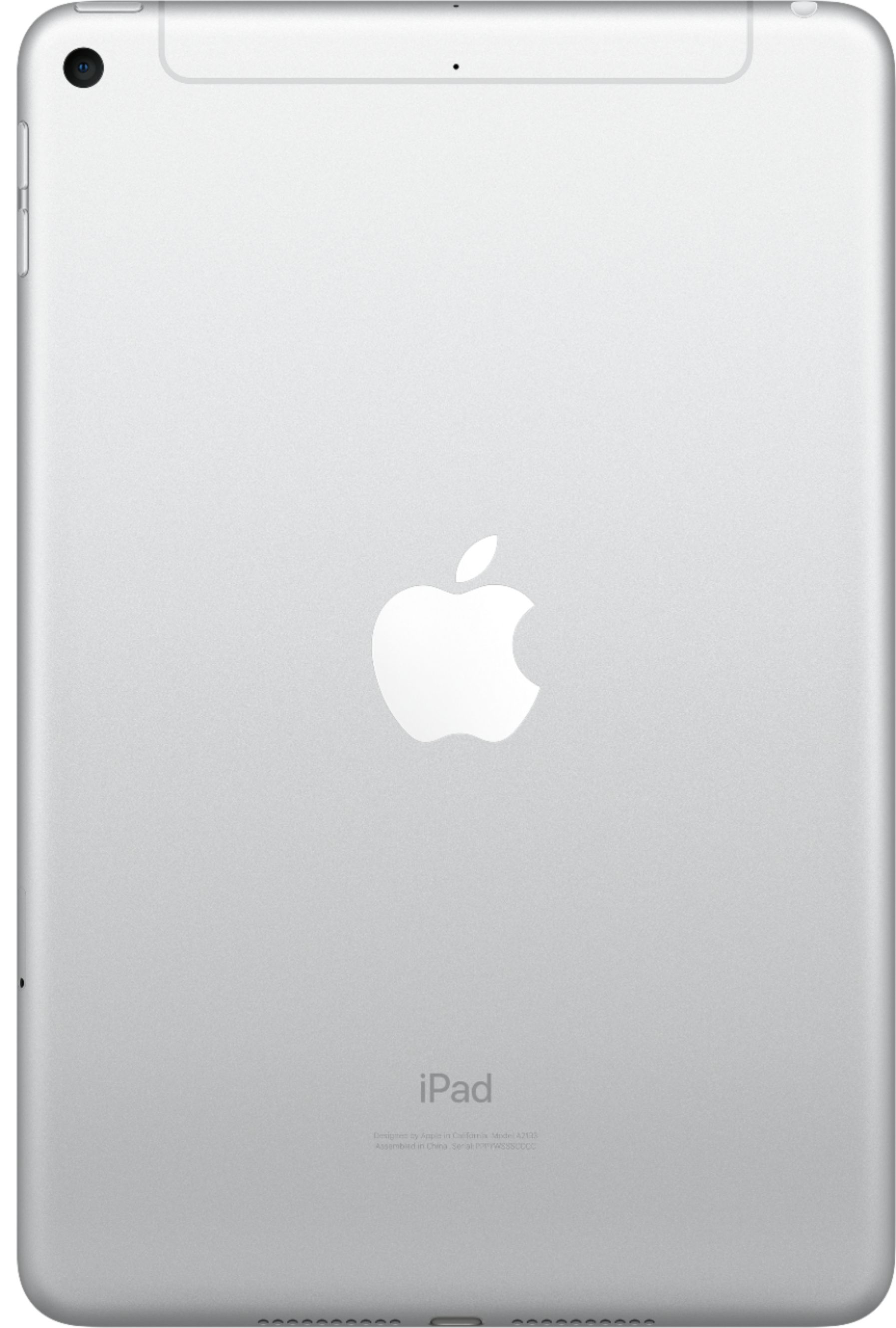 Back View: Apple - 10.2-Inch iPad with Wi-Fi + Cellular - 64GB - Space Gray (Verizon)