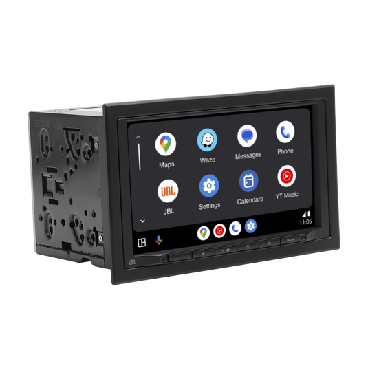 Sure, here is the corrected and grouped text:

- Maps
- Waze
- Messages
- Phone
- JBL
- Settings
- Calendars
- YT Music
- 11:05
- EBL