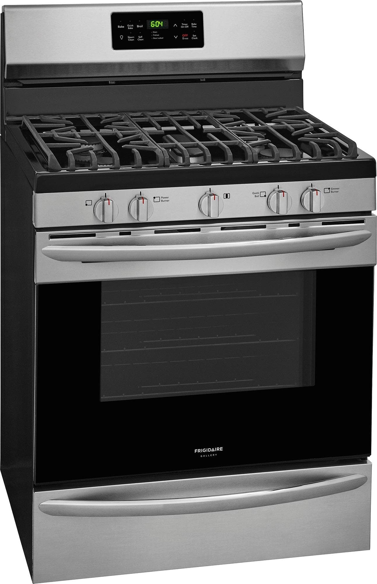Angle. Frigidaire - Gallery 5.0 Cu. Ft. Self-Cleaning Freestanding Gas Convection Range.