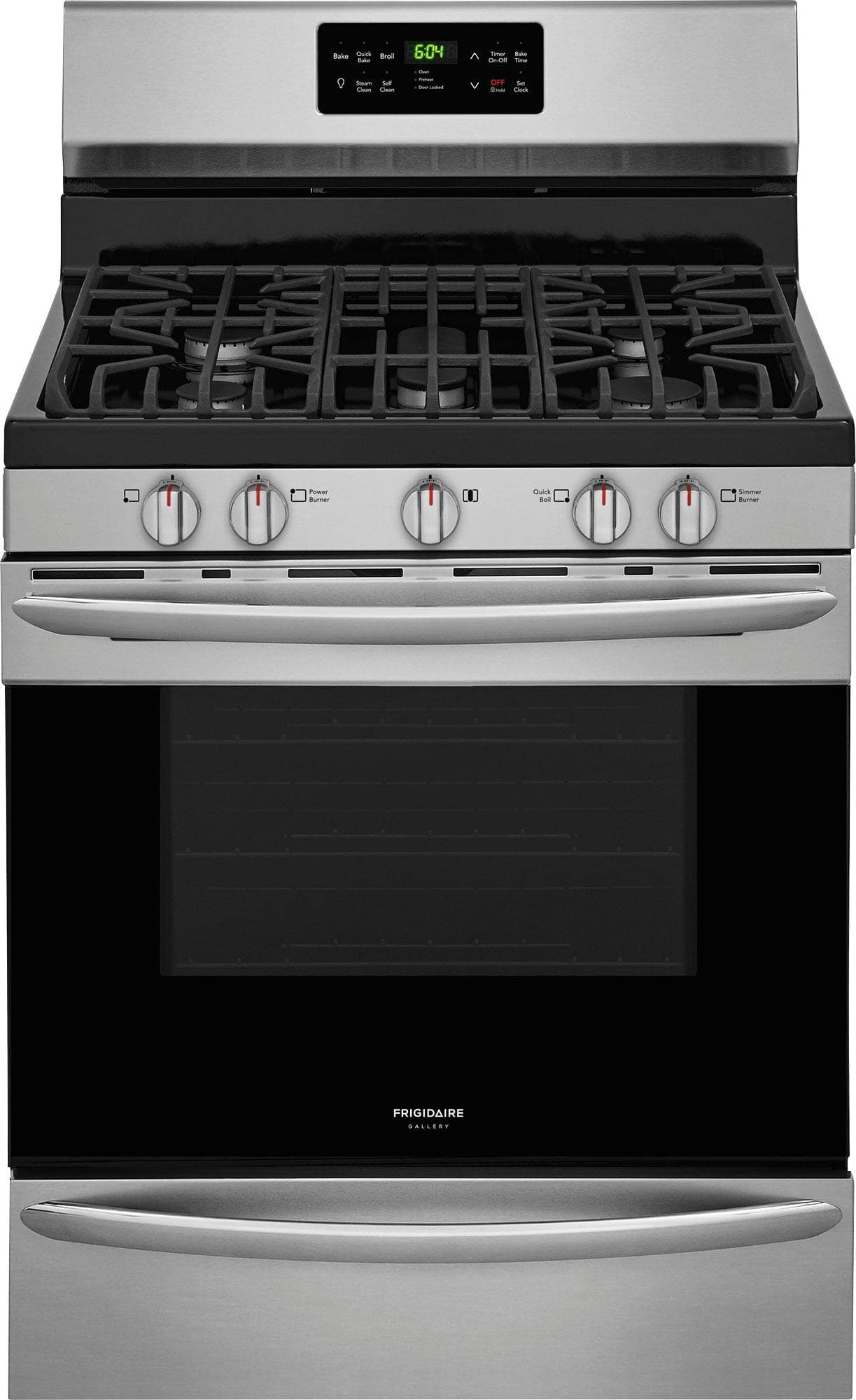Front. Frigidaire - Gallery 5.0 Cu. Ft. Self-Cleaning Freestanding Gas Convection Range.
