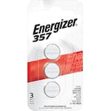 Energizer - 357/303 Batteries (3 Pack), Button Cell Batteries