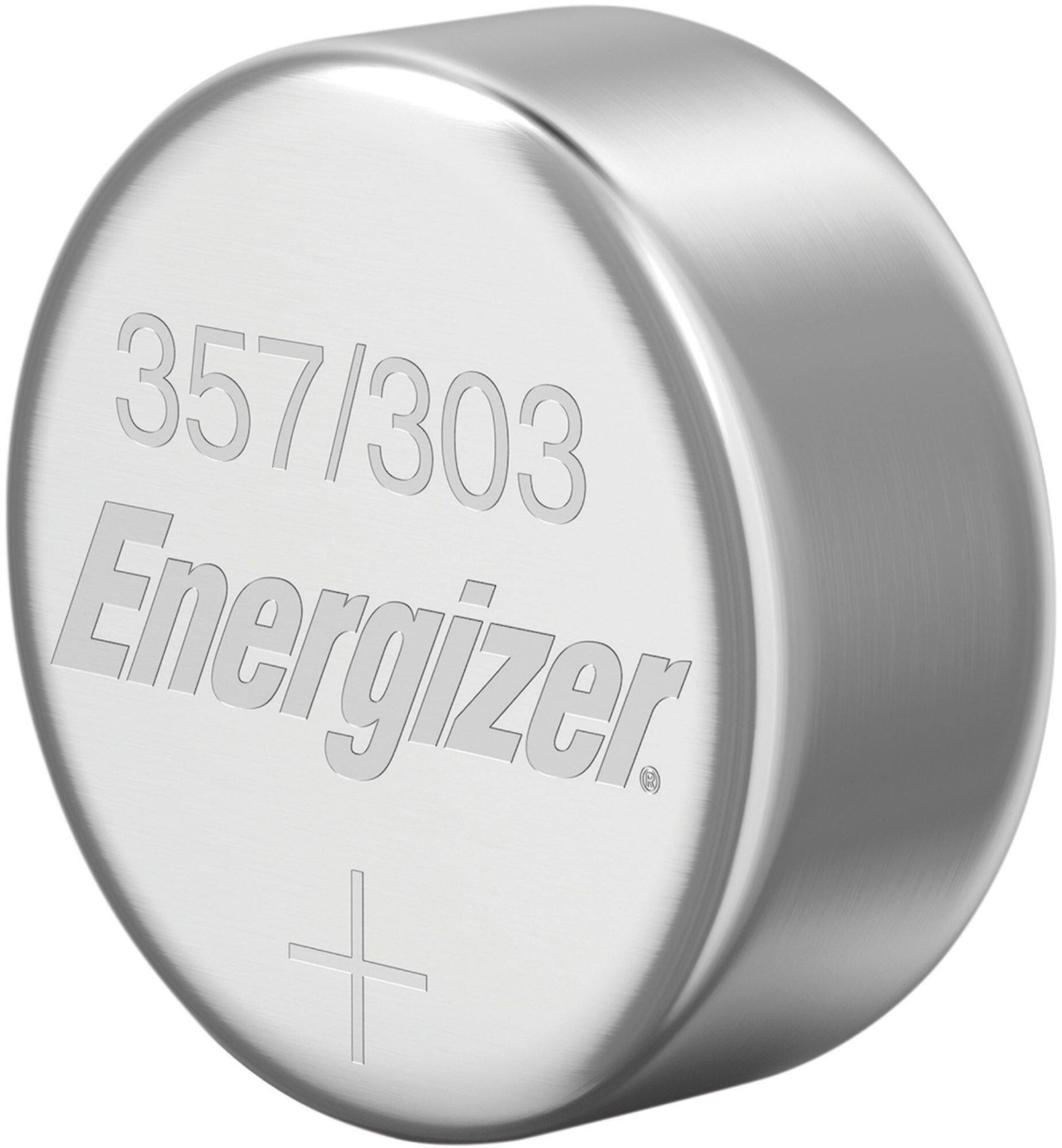 Alt View 11. Energizer - 357/303 Batteries (3 Pack), Button Cell Batteries - Silver.
