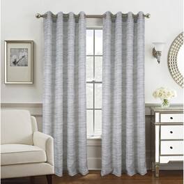 Olivia Gray - Tropez Two Tone Jacquard Grommet Curtain Panels - 54x84 inches, Color - Sage