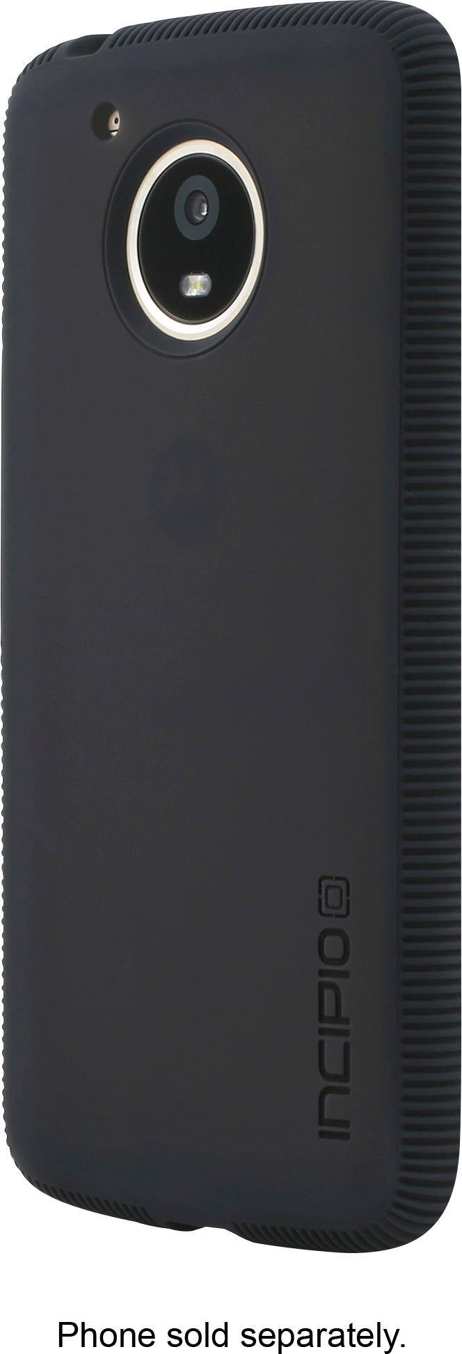 Front. Incipio - Octane Case for Motorola Moto E4 Plus - Black.