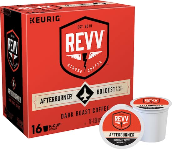REVV - Afterburner K-Cup Pods (16-Pack) - Front_Zoom. 1 of 6 . Swipe left for next.