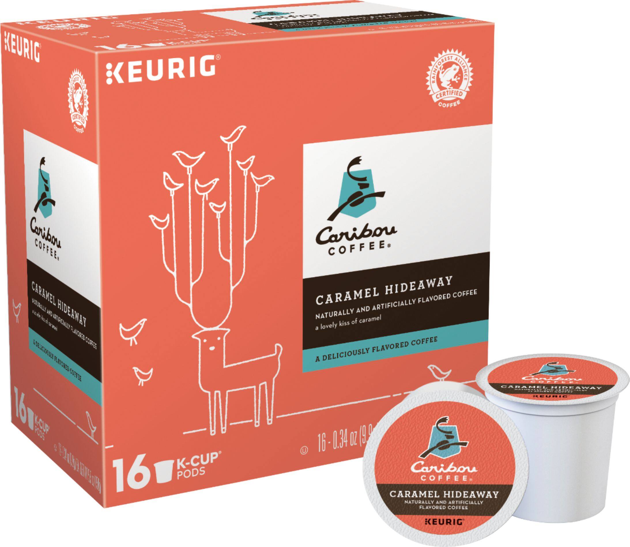 Front. Caribou Coffee - Caramel K-Cup Pods (16-Pack).