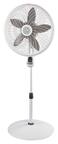 Front. Lasko - Cyclone 18" Pedestal Fan - White.