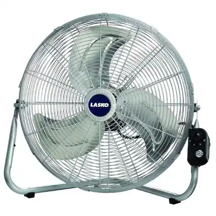 Front. Lasko - Portable Fan - Silver.