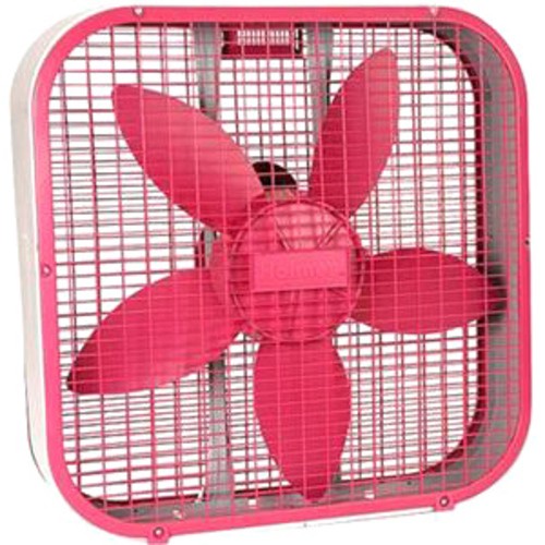 pink portable fan