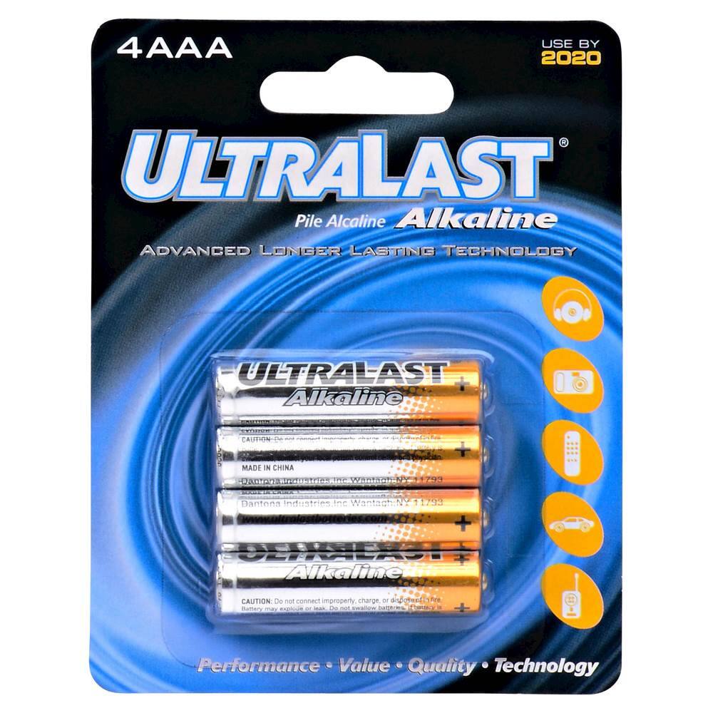 Best Buy: UltraLast AAA Batteries (4-Pack) ULA4AAA