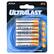 Front. UltraLast - AA Batteries (4-Pack) - Silver/Gold.