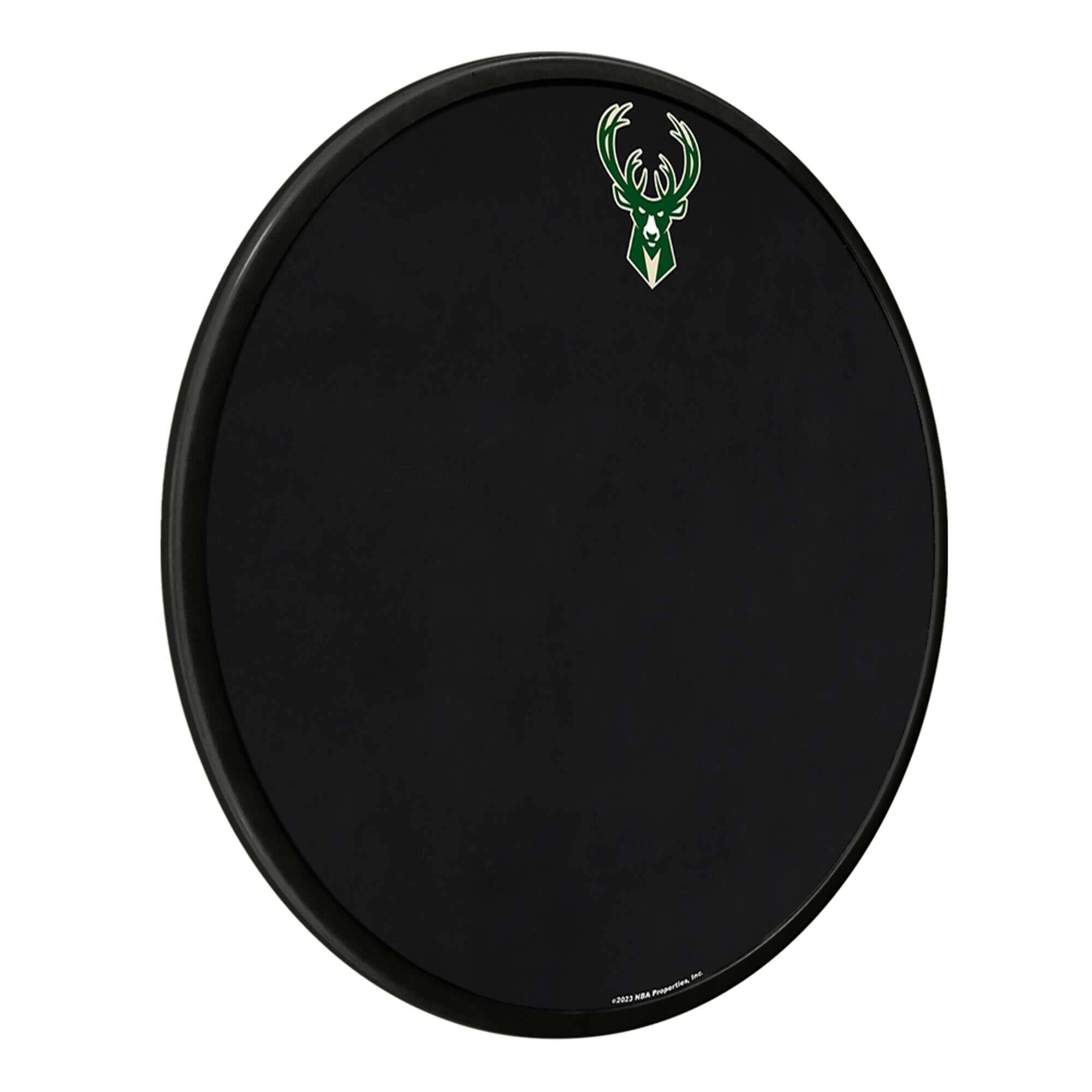Alt View 1. The Fan-Brand - Milwaukee Bucks 17.5" Modern Disc Chalkboard - Multicolor.