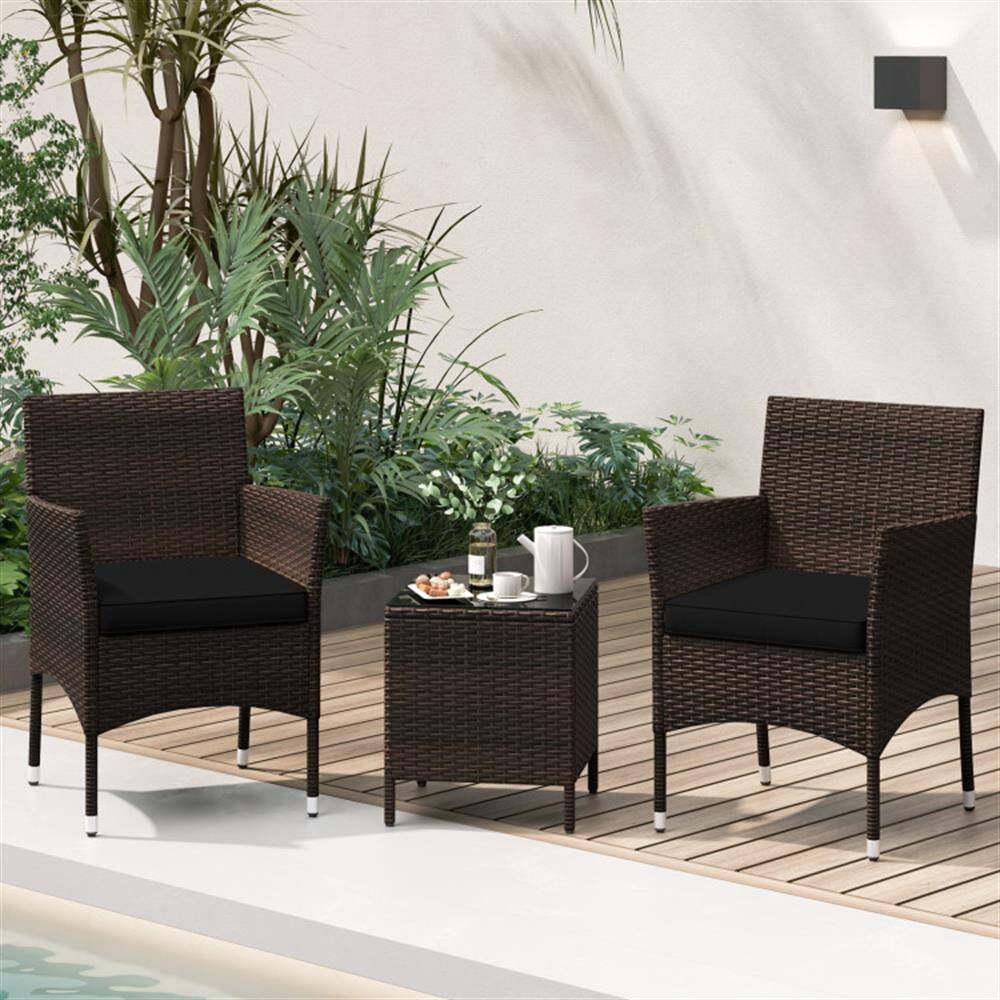 Alt View 1. Kadyn - Patio Furniture Sets,Outdoor & Patio Furniture Sets, Suitable for Outdoor Living Spaces - Black.