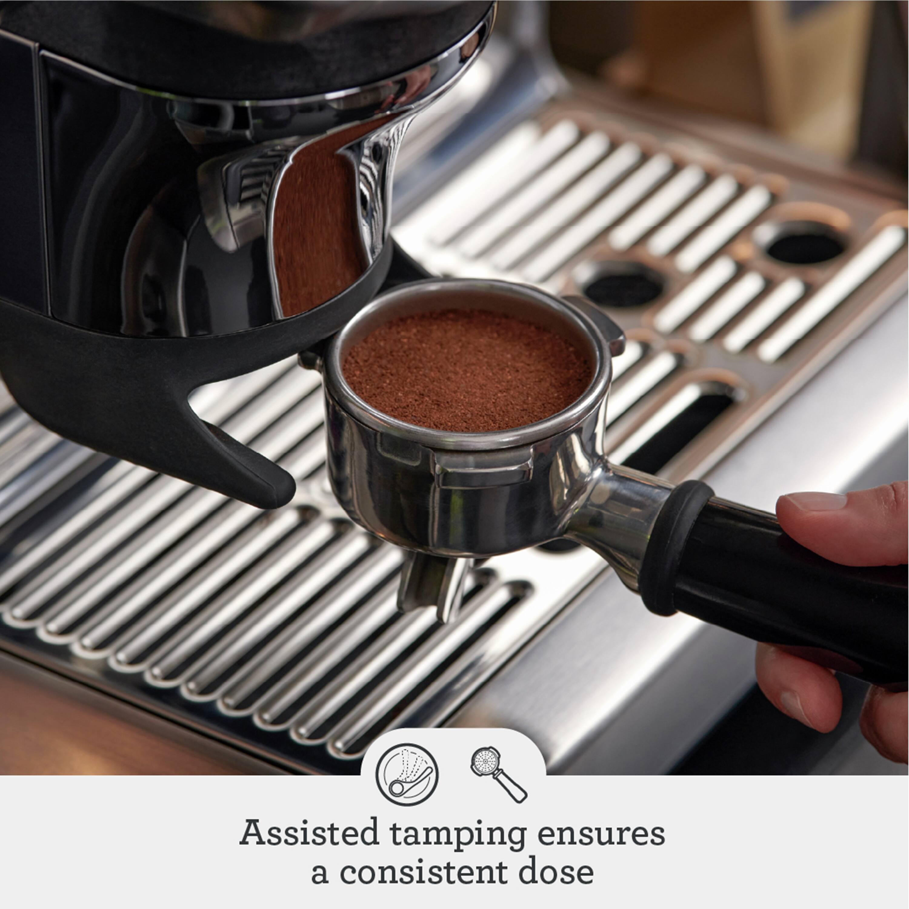 Assisted tamping ensures a consistent dose