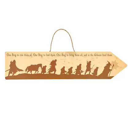 One Ring to rule them all, One Ring to find them, One Ring to bring them all, and in the darkness bind them.