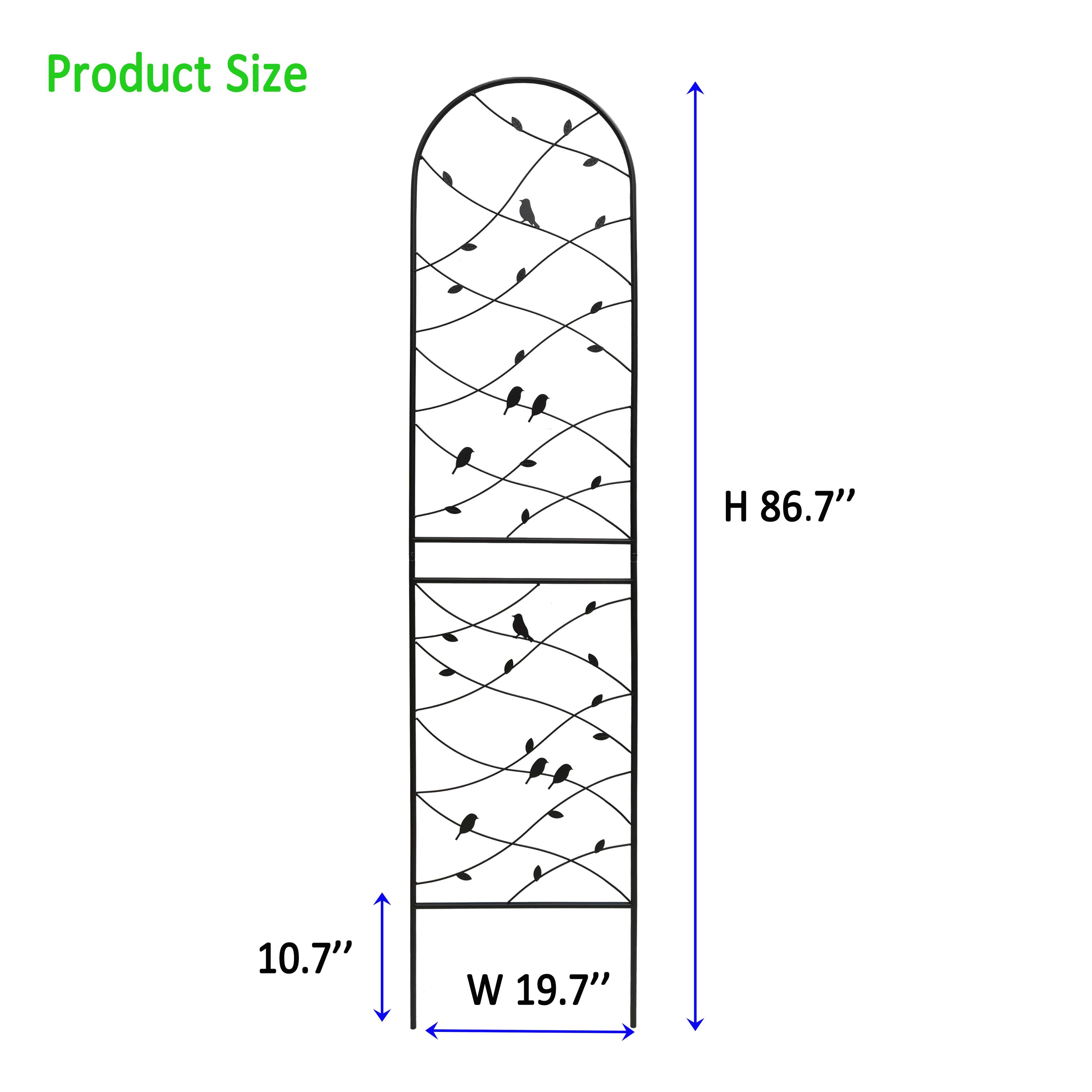Product Size  
H 86.7"  
W 19.7"  
10.7"