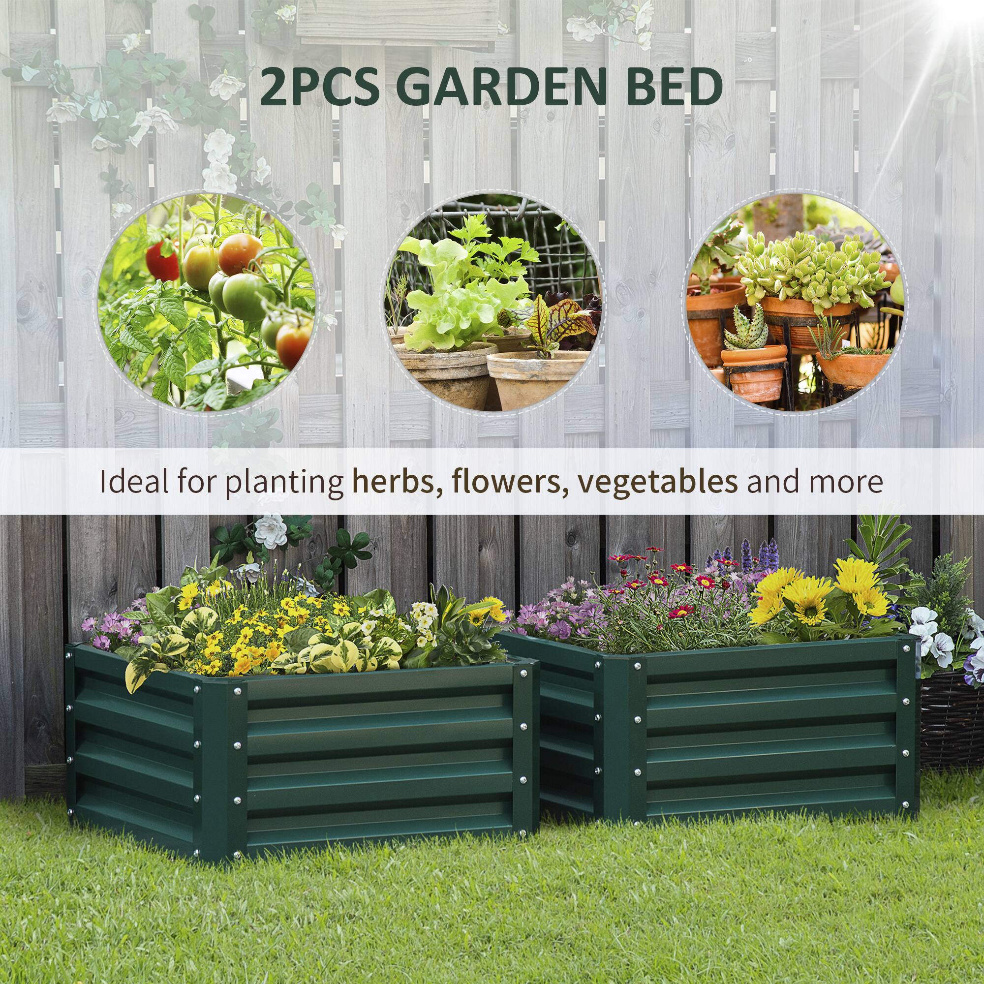 2PCS GARDEN BED

Ideal for planting herbs, flowers, vegetables and more